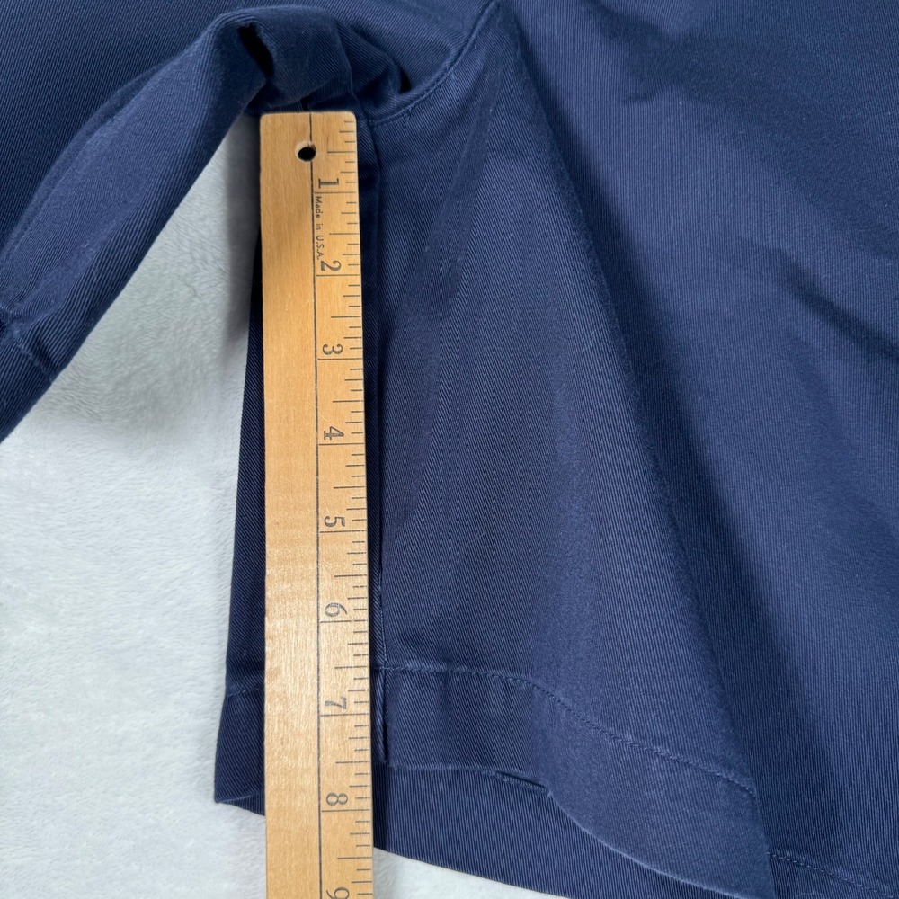 Lauren Ralph Lauren Navy Blue Cotton D-Ring Belted Chino Shorts Size 4 New - Picture 6 of 10